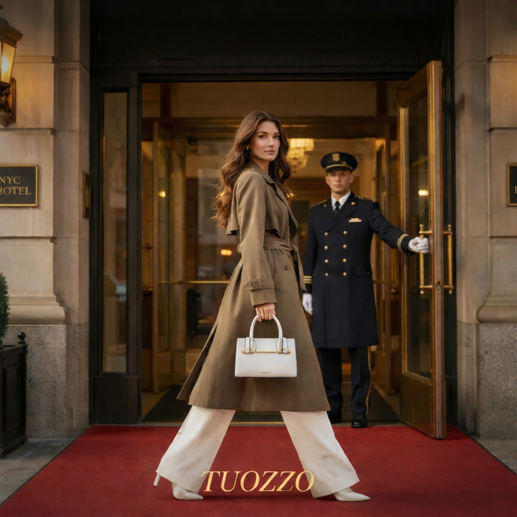 TUOZZO Grace black and white handbags